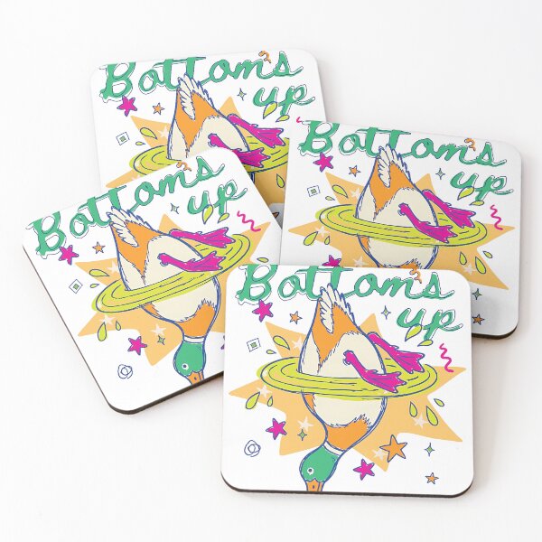 Item preview, Bottoms Up Duck Mallard Dabbling Splashy Coastal Chic Weekend designed and sold by DianneShelton.