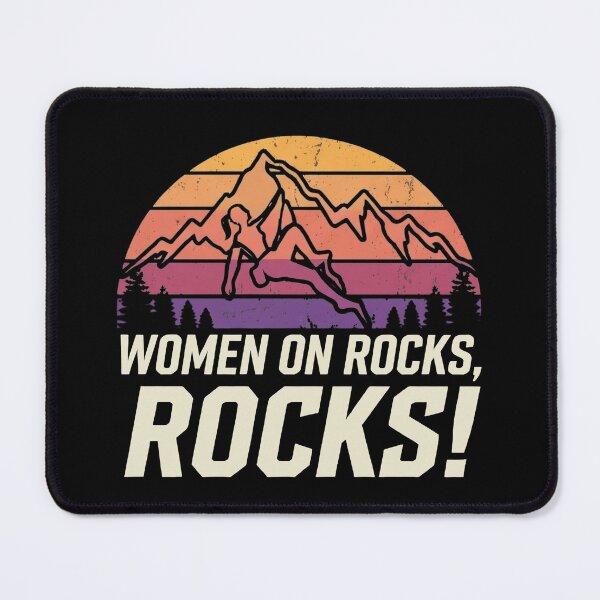 Item preview, Women on Rocks, Rocks • Rock Climbing designed and sold by Applecrunch.