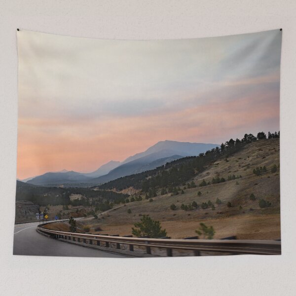 Item preview, Allenspark Colorado Highway 7 Longs Peak Sunset Sky designed and sold by KillNFuel.