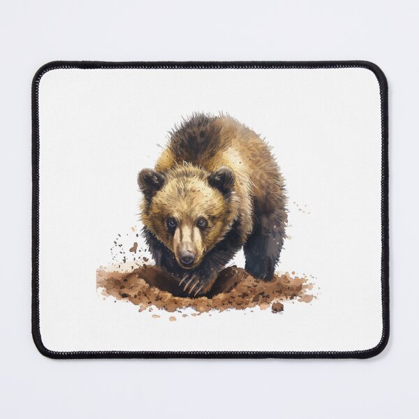 Item preview, Bear Cub | Cute Woodland Animal Watercolor Art designed and sold by Mandayartstudio.
