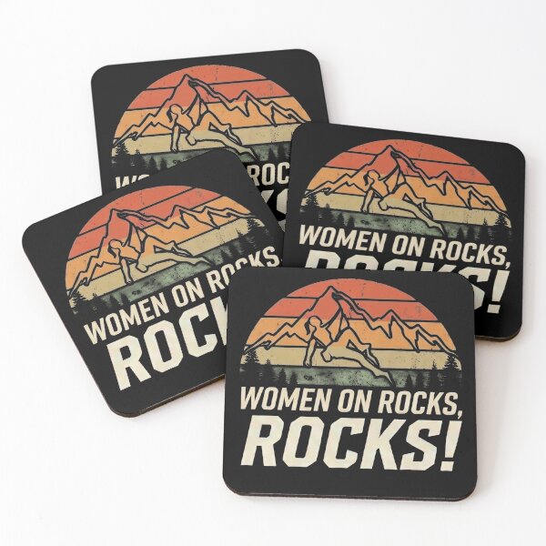 Item preview, Women on Rocks, Rocks • Rock Climbing designed and sold by Applecrunch.