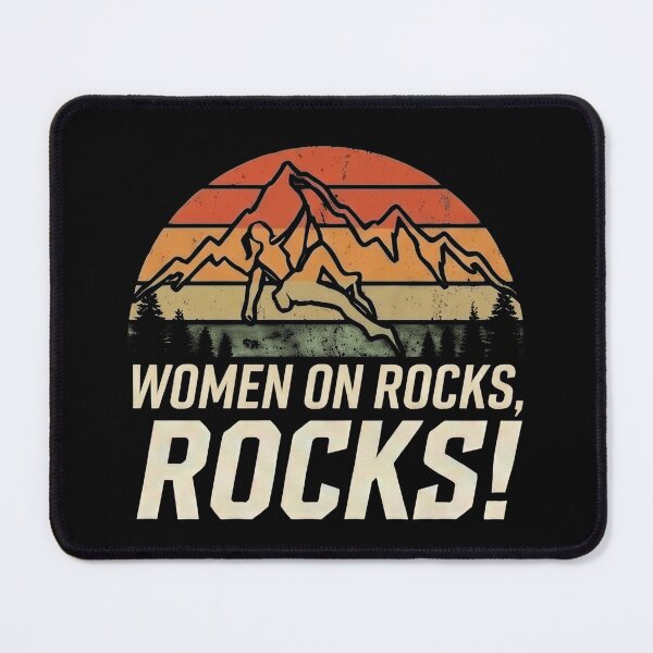 Item preview, Women on Rocks, Rocks • Rock Climbing designed and sold by Applecrunch.