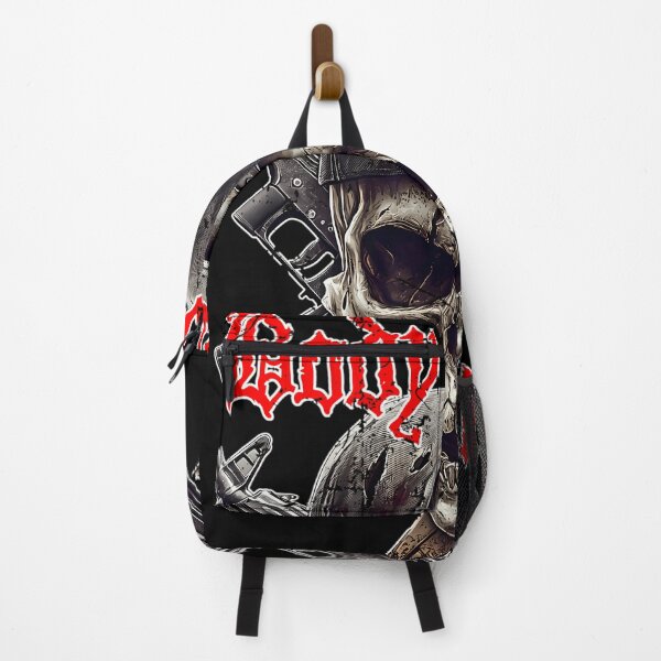 Item preview, Skull Wear Backward Cap With Crossed Rifles designed and sold by SkylSchmidt.