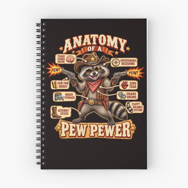 Item preview, Anatomy of a Pew Pewer Raccoon designed and sold by FrameFlow.