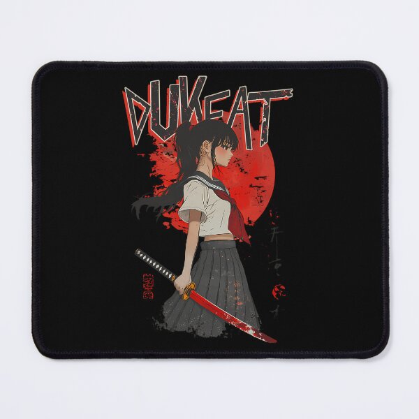 Item preview, Anime Girl With Katana In Front Of Red Sun designed and sold by SkylSchmidt.