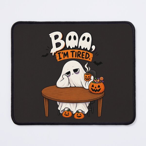 Item preview, Boo I'm Tired Halloween Ghost Coffee Pumpkin Cute Spooky Design designed and sold by GRYFFWEAR.