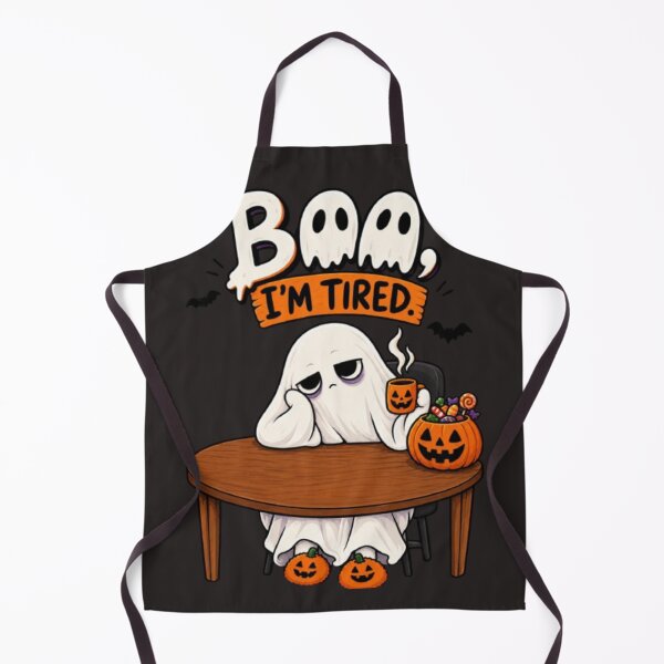 Item preview, Boo I'm Tired Halloween Ghost Coffee Pumpkin Cute Spooky Design designed and sold by GRYFFWEAR.