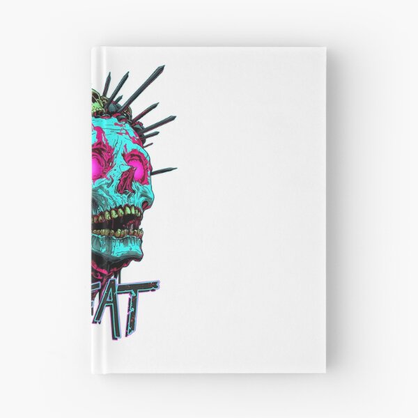 Item preview, Neon Cyberpunk Skull With Spikes designed and sold by SkylSchmidt.
