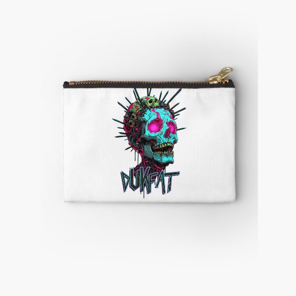 Item preview, Neon Cyberpunk Skull With Spikes designed and sold by SkylSchmidt.