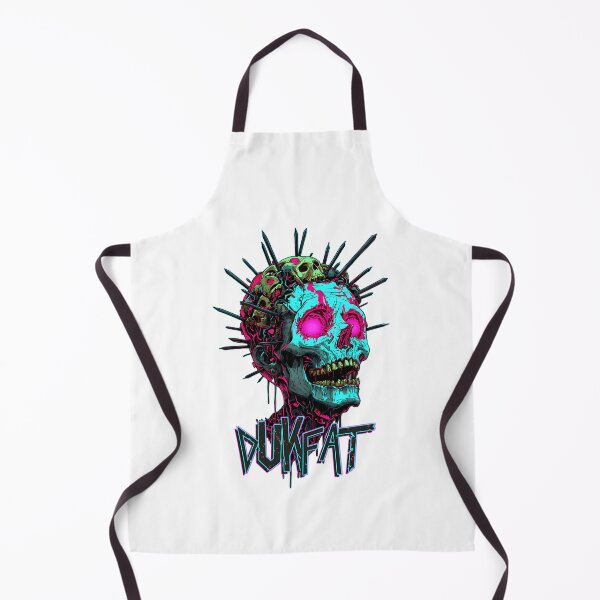 Item preview, Neon Cyberpunk Skull With Spikes designed and sold by SkylSchmidt.