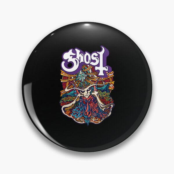 Item preview, Ghostt Band Psychedelic Skull designed and sold by HollyBellArtSte.
