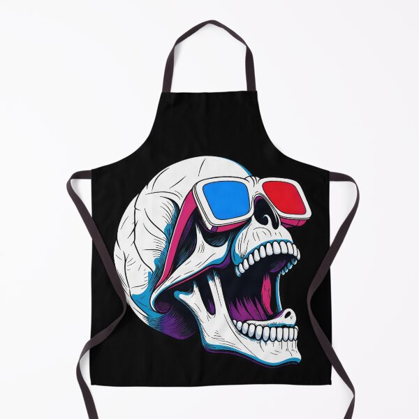Item preview, Skull with 3D glasses designed and sold by PiggyWonka.