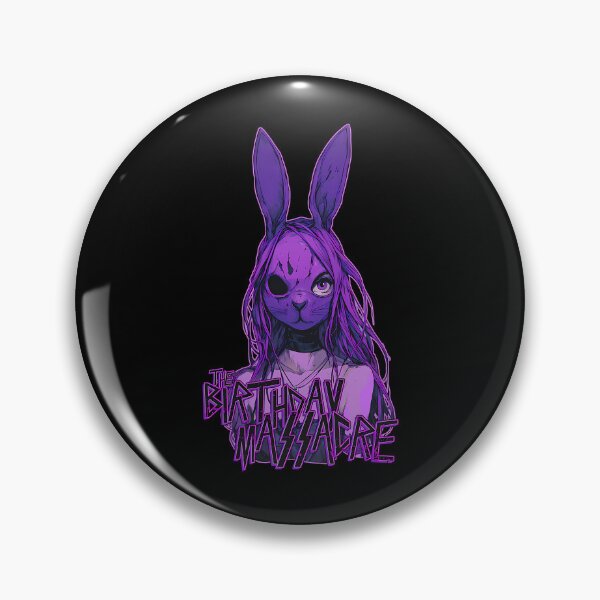 Item preview, Dark Purple Rabbit Mask Anime Girl Portrait designed and sold by SkylSchmidt.