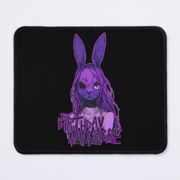 Item preview, Dark Purple Rabbit Mask Anime Girl Portrait designed and sold by SkylSchmidt.