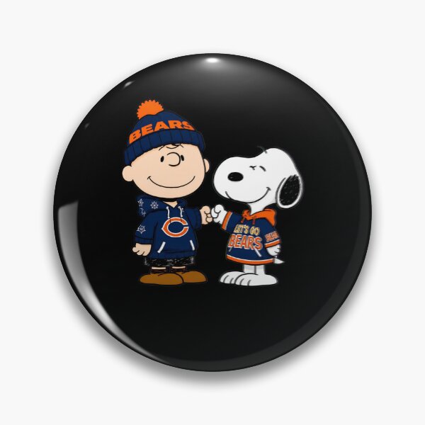 Item preview, Charlie Brown Snoopy Fist Bump Chicago Bears designed and sold by fizzstocmathepa.