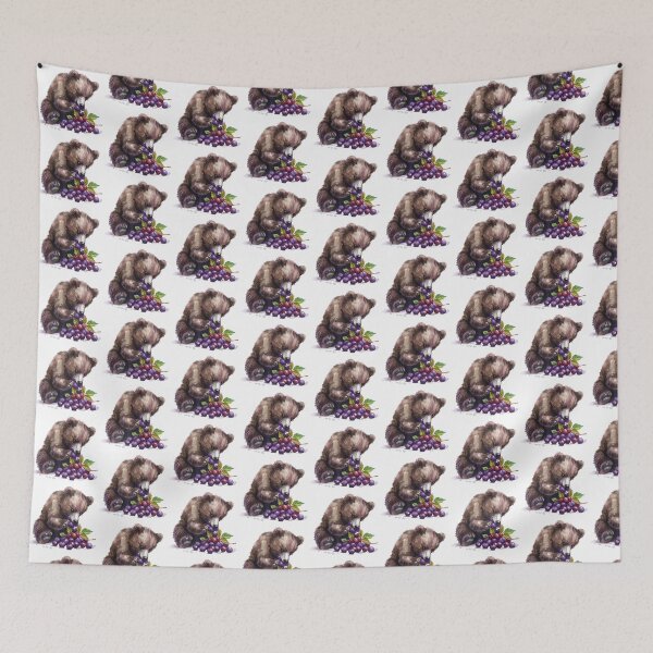 Item preview, Bear Cub | Cute Woodland Animal Watercolor Art designed and sold by Mandayartstudio.