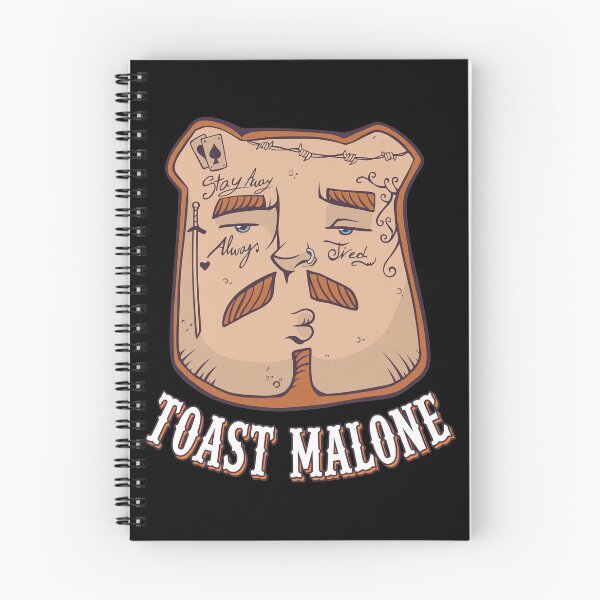 Item preview, Toast Malone Bread Pout Pun Design designed and sold by Loopdrawings.
