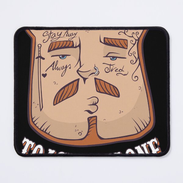 Item preview, Toast Malone Bread Pout Pun Design designed and sold by Loopdrawings.