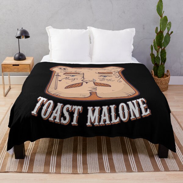 Item preview, Toast Malone Bread Pout Pun Design designed and sold by Loopdrawings.