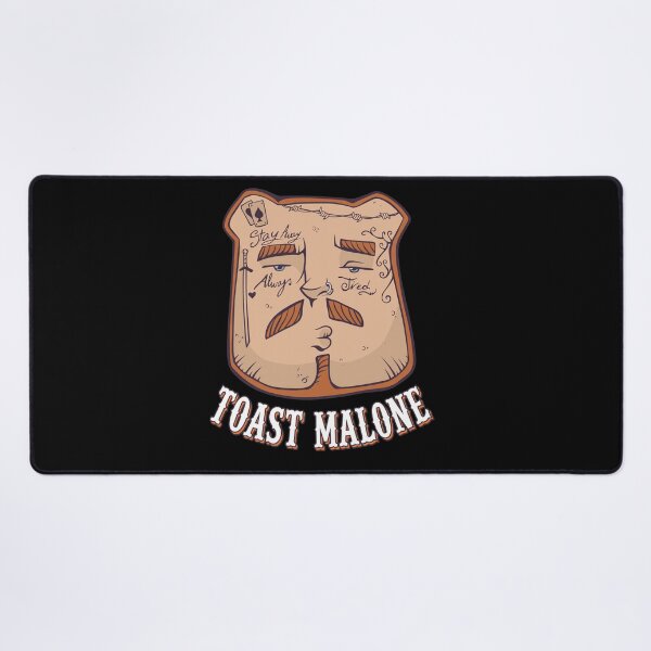 Item preview, Toast Malone Bread Pout Pun Design designed and sold by Loopdrawings.