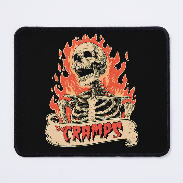 Item preview, Skeleton On Fire With Ribbon Banner designed and sold by PercivalHills.