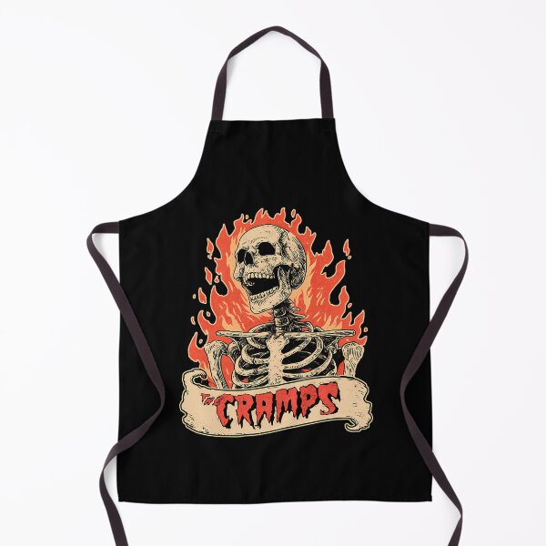 Item preview, Skeleton On Fire With Ribbon Banner designed and sold by PercivalHills.