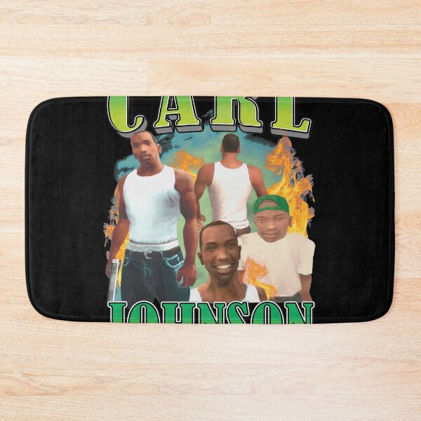 Item preview, Carl Johnson Portrait Fire Tribute  designed and sold by Loopdrawings.