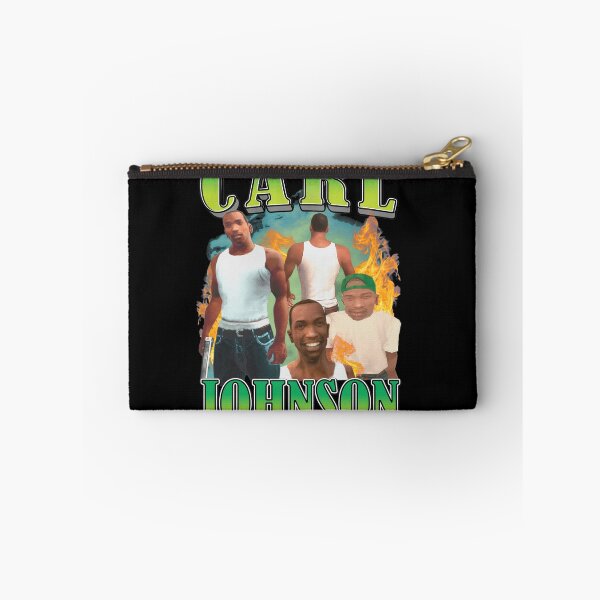 Item preview, Carl Johnson Portrait Fire Tribute  designed and sold by Loopdrawings.