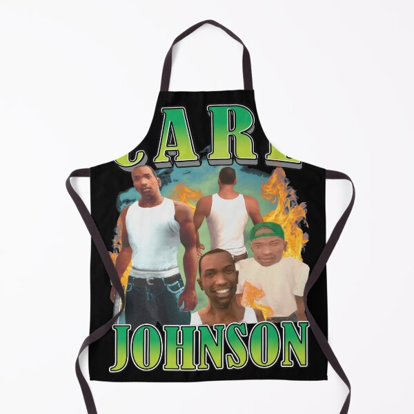 Item preview, Carl Johnson Portrait Fire Tribute designed and sold by Loopdrawings.