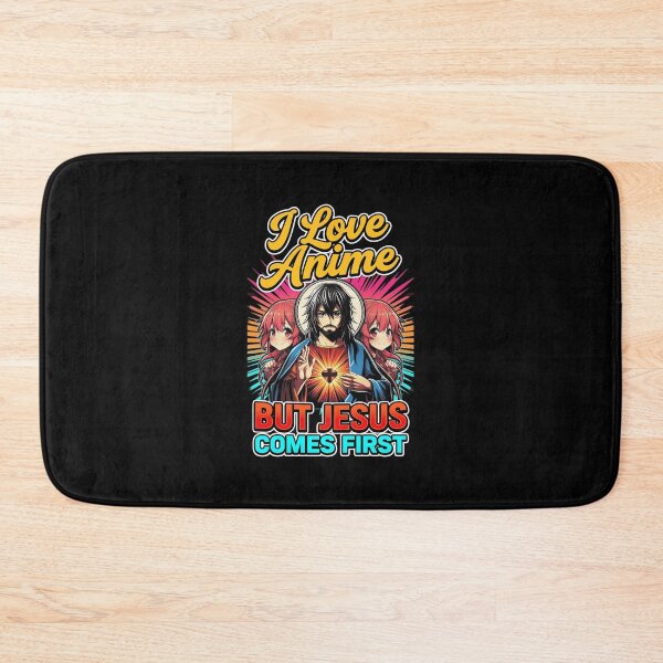 Item preview, I Love Anime but Jesus Comes First designed and sold by ruthcam.