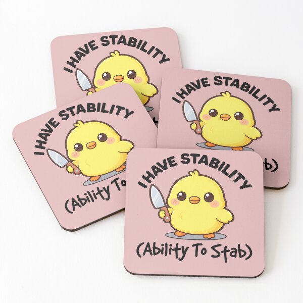 Item preview, I Have Stability Ability To Stab Funny Sarcastic Humor designed and sold by PatternFariss.