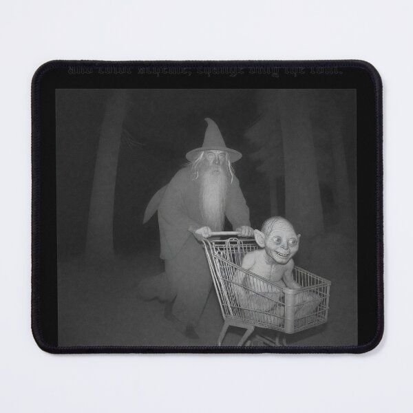 Item preview, Wizard Pushing Strange Creature In Grocery Cart designed and sold by Loopdrawings.