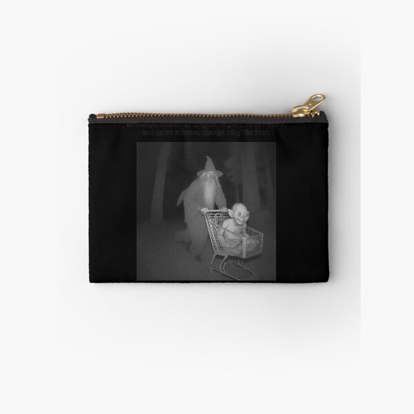 Item preview, Wizard Pushing Strange Creature In Grocery Cart designed and sold by Loopdrawings.