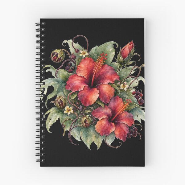 Item preview, Poisonous Gothic Hibiscus Transparent PNG - Dark Botanical Watercolor Art designed and sold by IamNolmo.