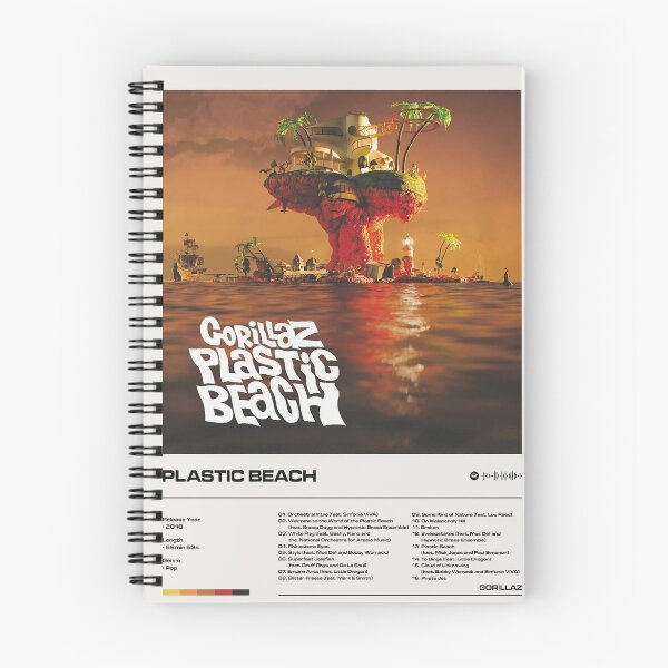 Item preview, Minimalist Plastic Beach Album Poster designed and sold by gijon-vedal.