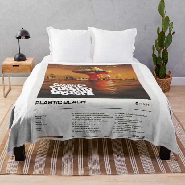 Item preview, Minimalist Plastic Beach Album Poster designed and sold by gijon-vedal.