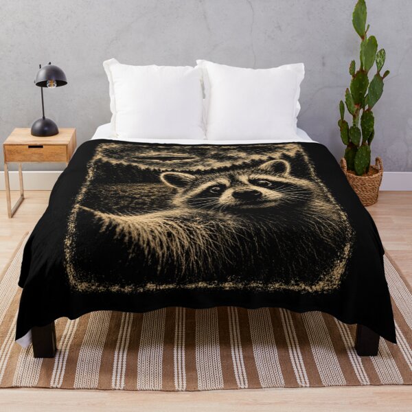Item preview, Funny Raccoon UFO Selfie Vintage Alien Space Wildlife designed and sold by XzavierHolland.