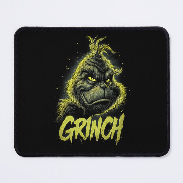 Item preview, Grumpy Green Furry Monster Face designed and sold by PercivalHills.