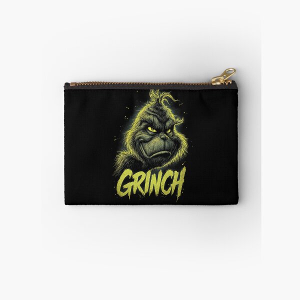 Item preview, Grumpy Green Furry Monster Face designed and sold by PercivalHills.