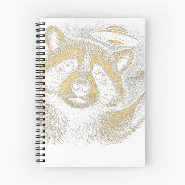 Item preview, Funny Raccoon UFO Selfie Vintage Alien Space Wildlife designed and sold by XzavierHolland.