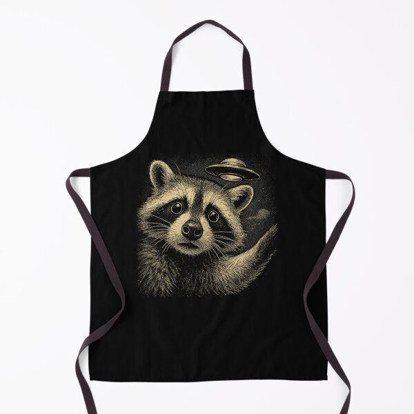 Item preview, Funny Raccoon UFO Selfie Vintage Alien Space Wildlife designed and sold by XzavierHolland.