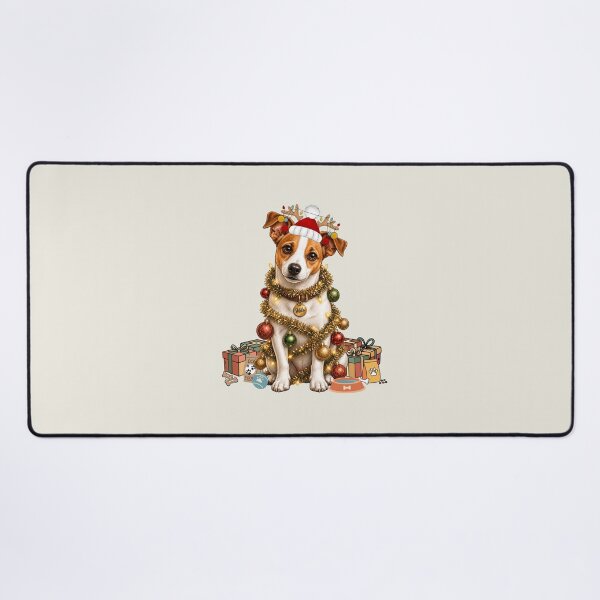 Item preview, Jack Russell Christmas Merry Christmas Faith Looks Good designed and sold by FaithLooksGood.