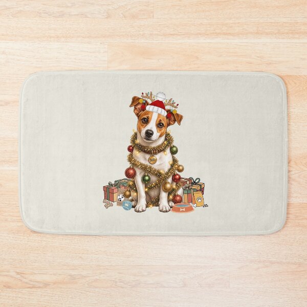 Item preview, Jack Russell Christmas Merry Christmas Faith Looks Good designed and sold by FaithLooksGood.
