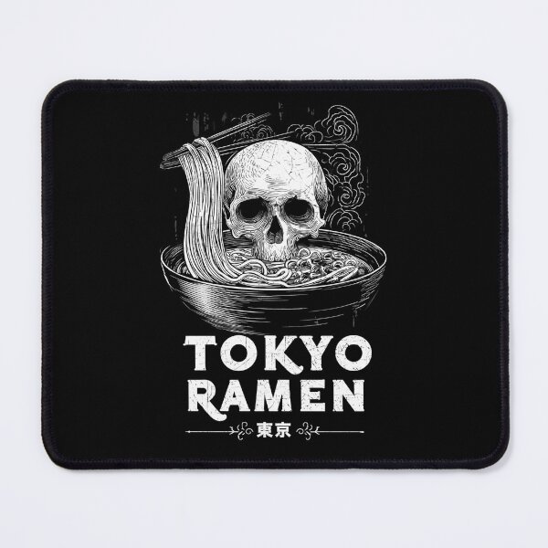 Item preview, Skull In Japanese Noodle Bowl designed and sold by PercivalHills.