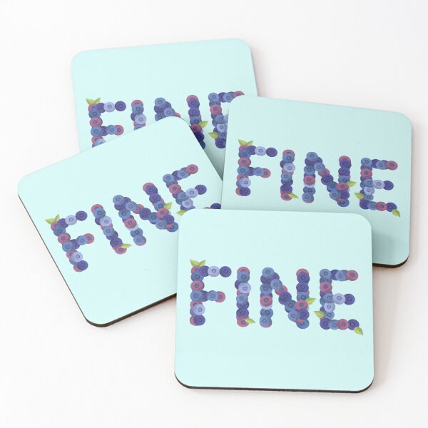 Item preview, FINE – Totally Fine Relatable Humor designed and sold by Sezee.
