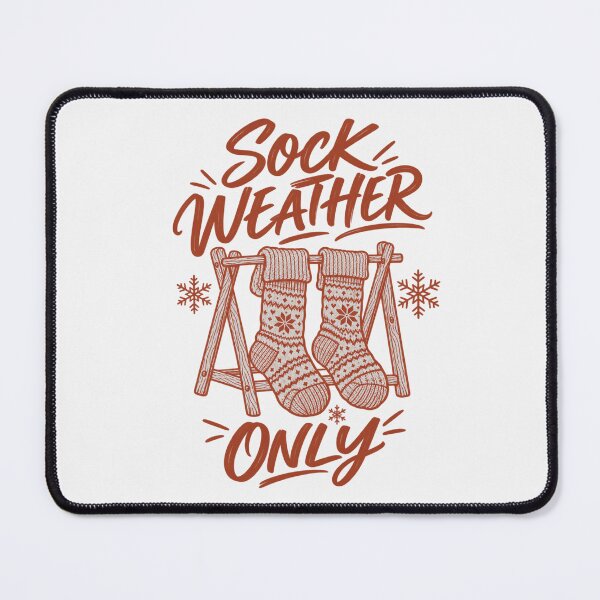 Item preview, Sock Weather Only Tee, Quiet Winter Line Art Graphic designed and sold by PhylonBoxx.