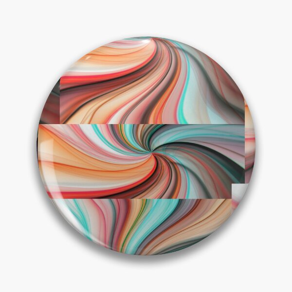 Item preview, Modern Abstract Multi Color Swirls Fluid Art Pattern designed and sold by NikBrin Prevail .