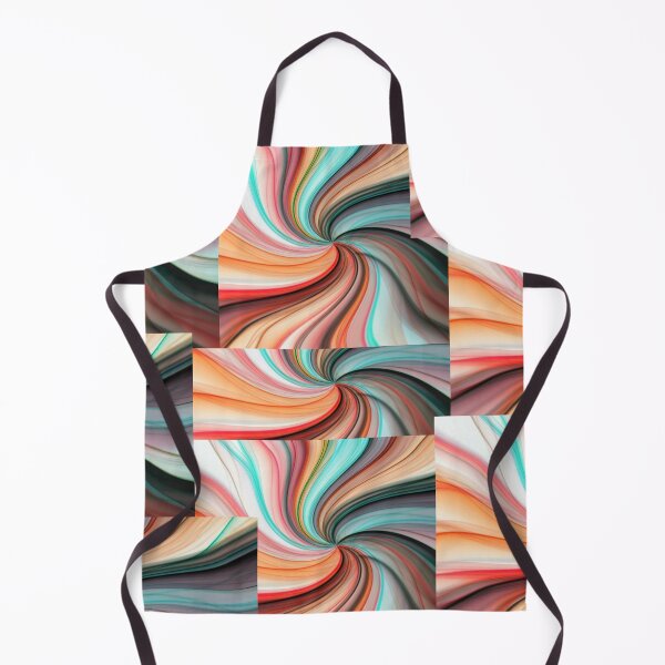 Item preview, Modern Abstract Multi Color Swirls Fluid Art Pattern designed and sold by NikBrin Prevail .