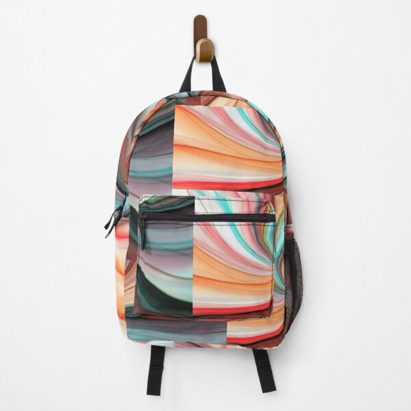 Item preview, Modern Abstract Multi Color Swirls Fluid Art Pattern designed and sold by NikBrin Prevail .