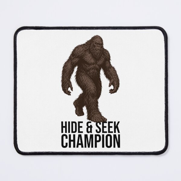 Item preview, Bigfoot Hide & Seek Champion Funny Sasquatch Design designed and sold by xndrlab.